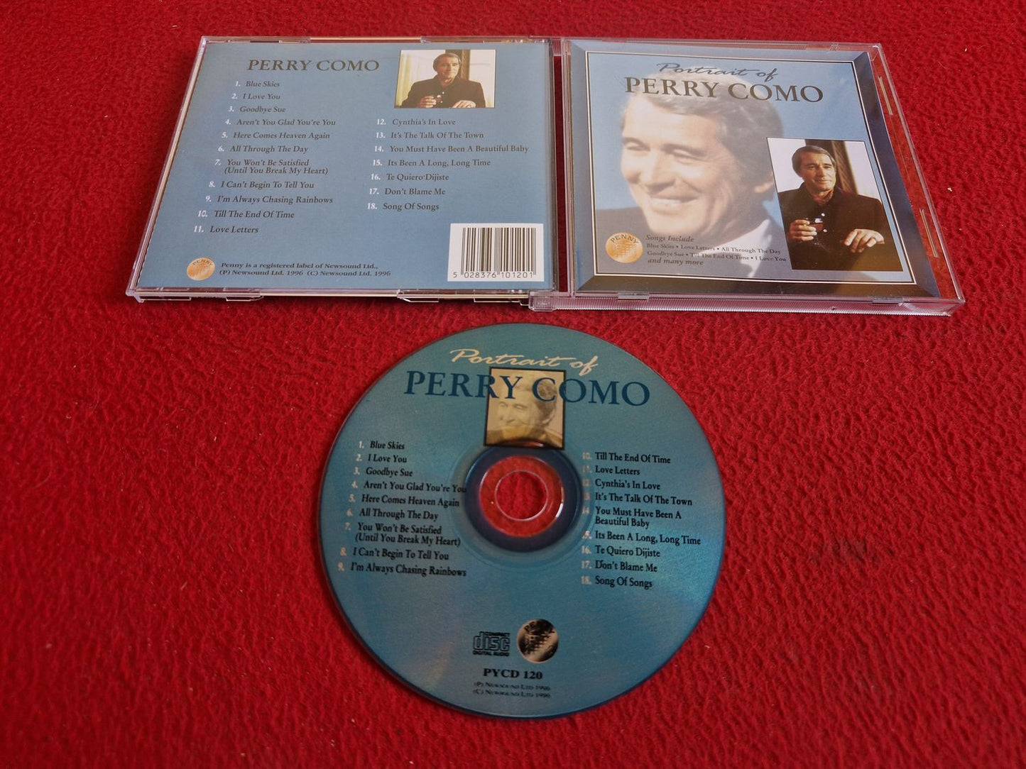 PERRY COMO PORTRAIT OF CD