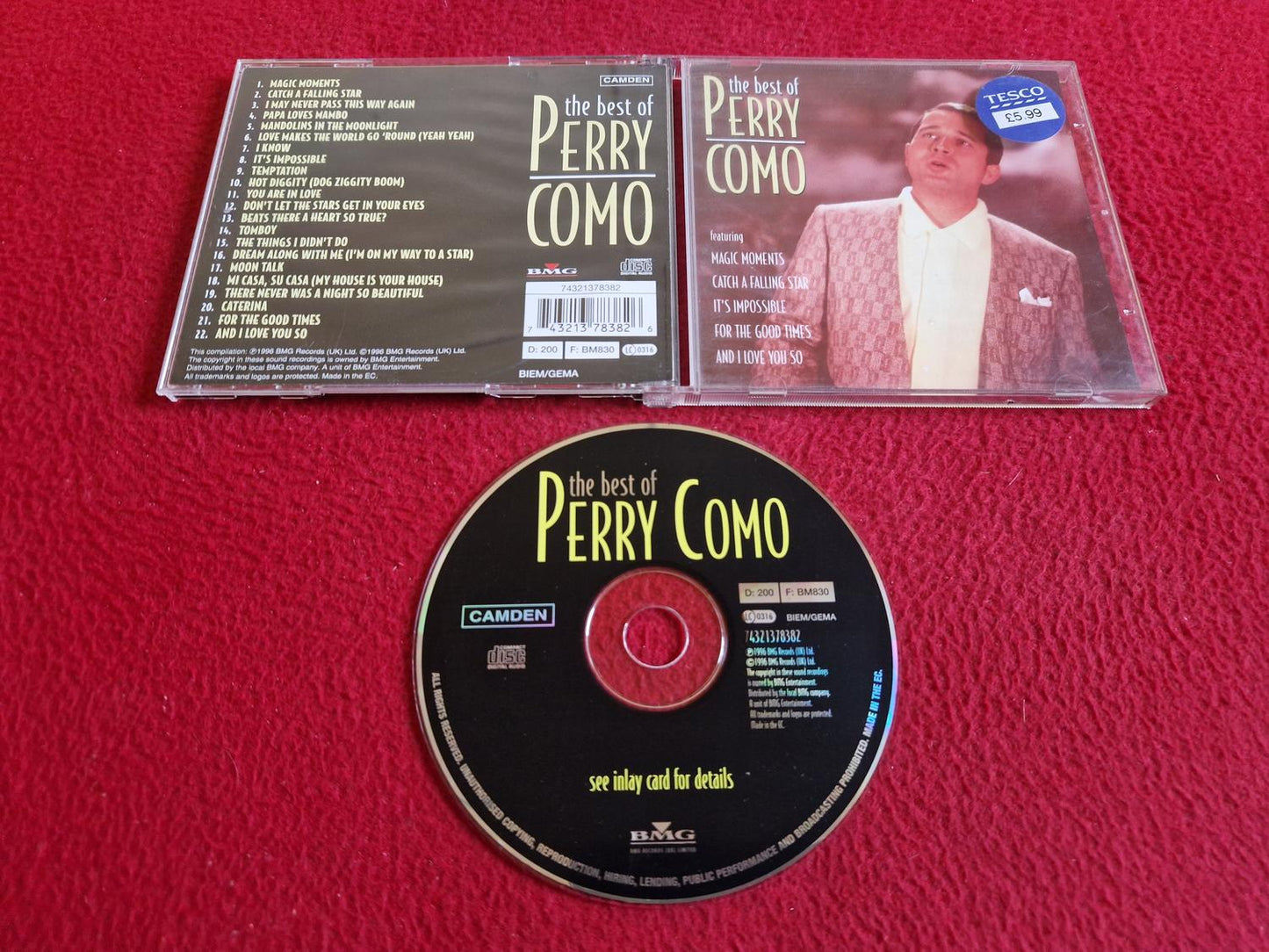 PERRY COMO THE BEST OF CD
