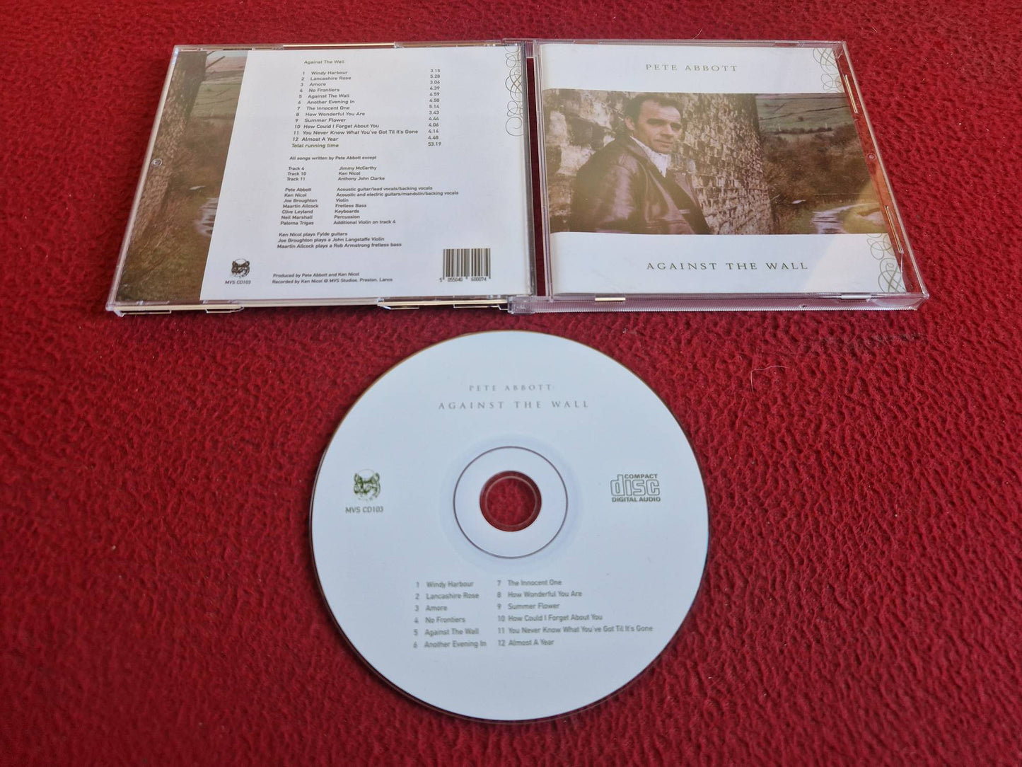 PETE ABBOTT AGAINST THE WALL CD