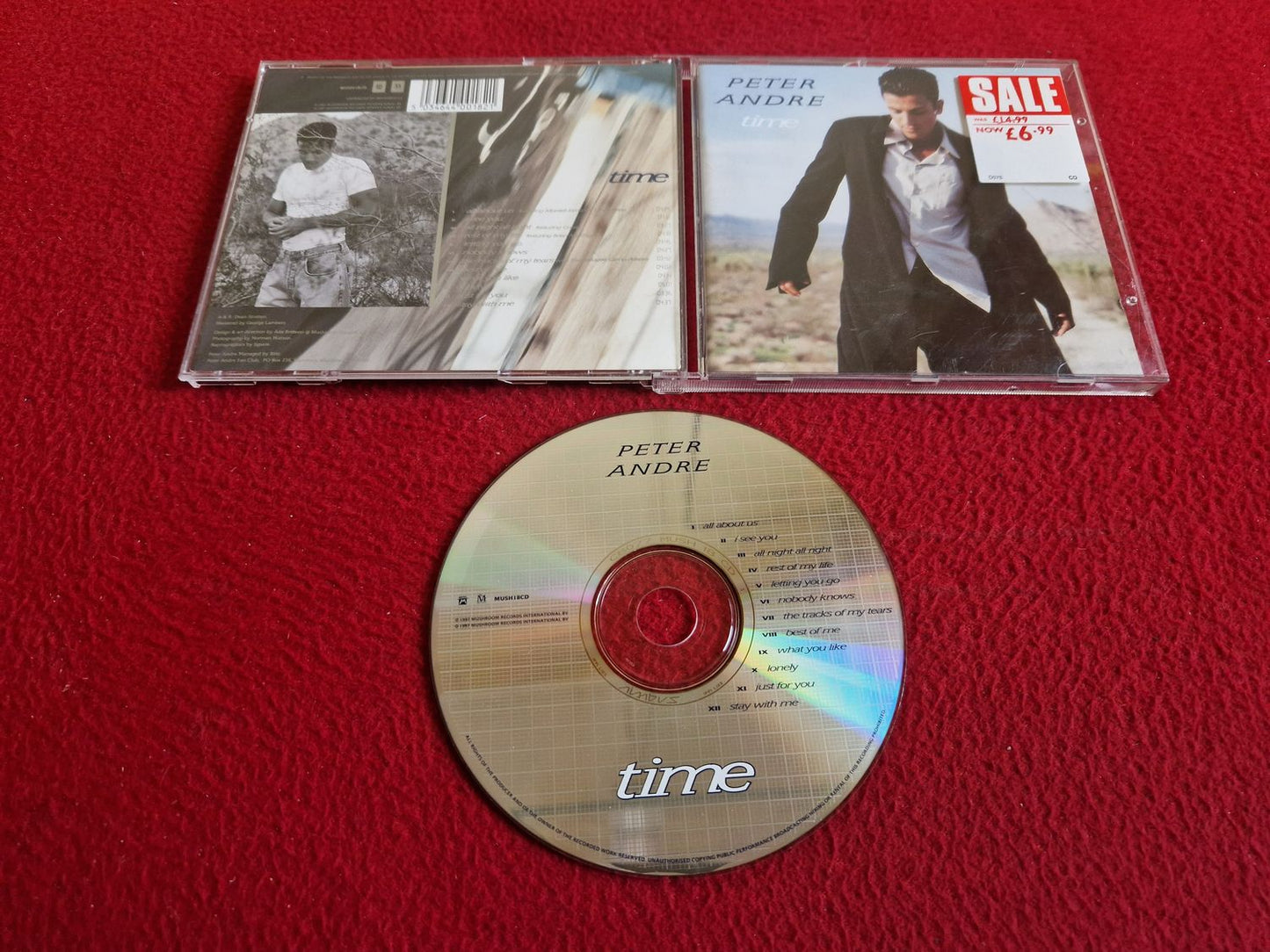 PETER ANDRE TIME CD