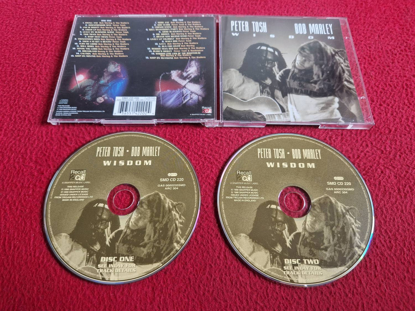 PETER TOSH BOB MARLEY WISDOM CD