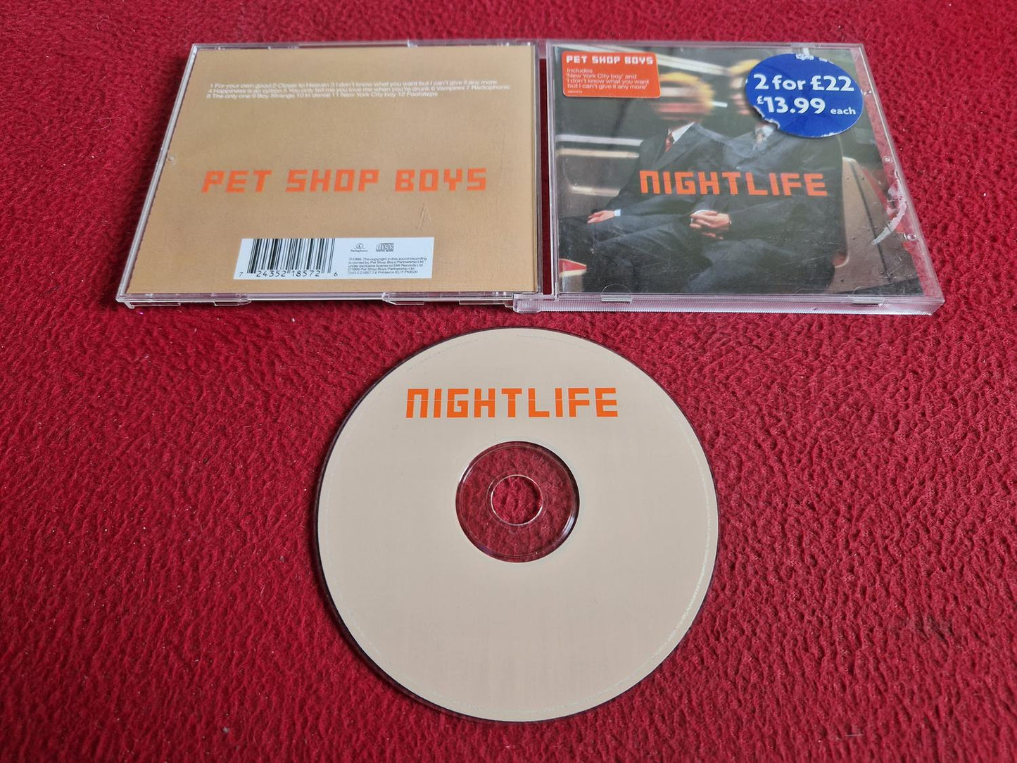 PET SHOP BOYS NIGHTLIFE CD