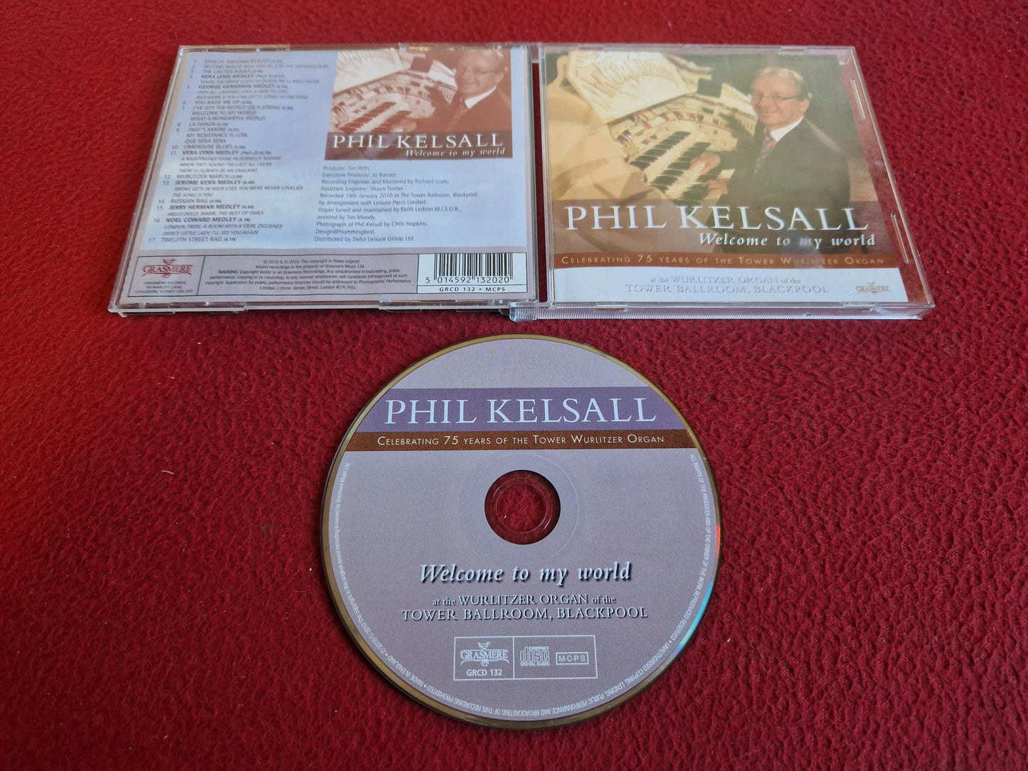 PHIL KELSALL WELCOME TO MY WORLD CD
