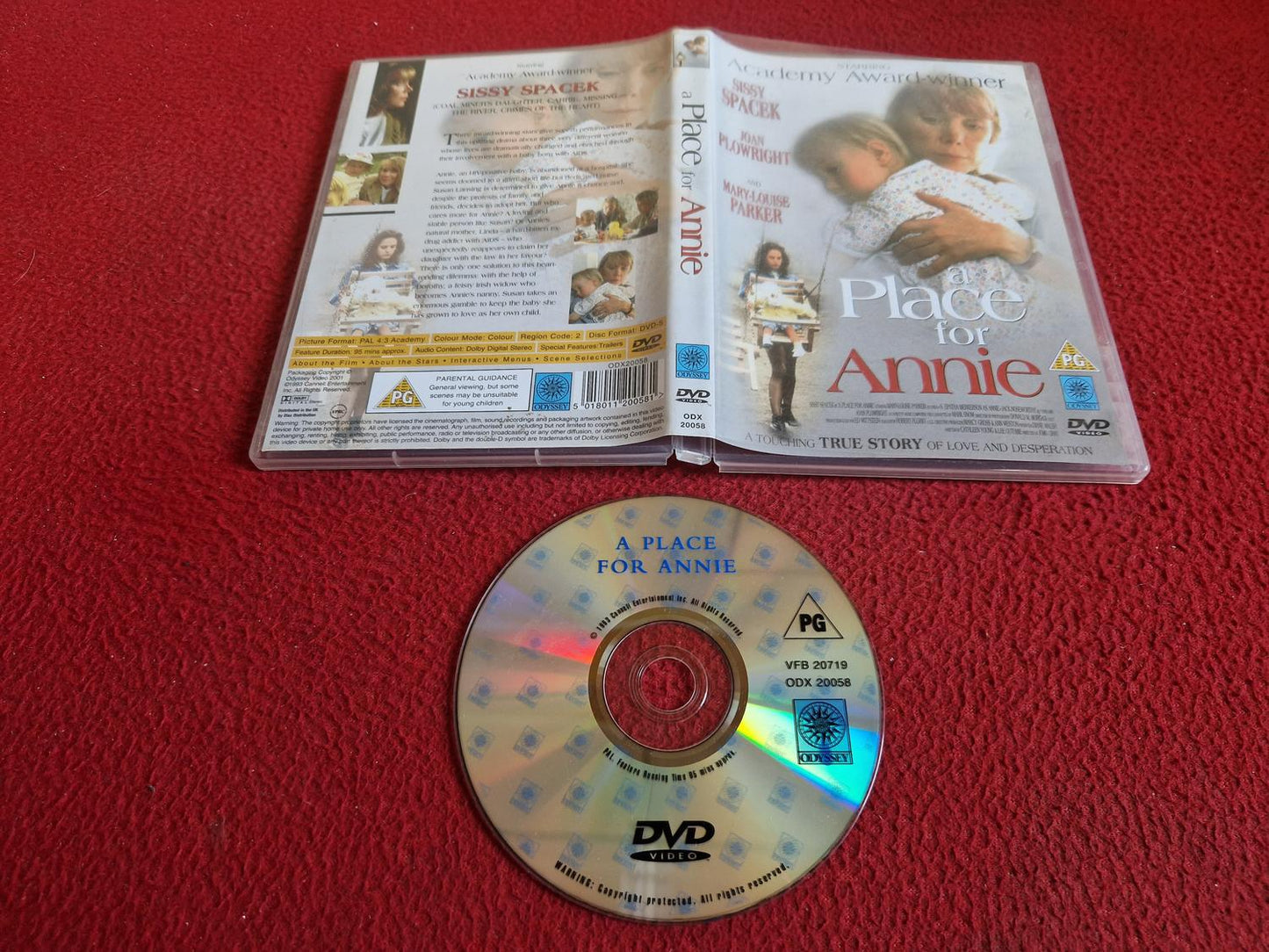 PLACE FOR ANNIE DVD
