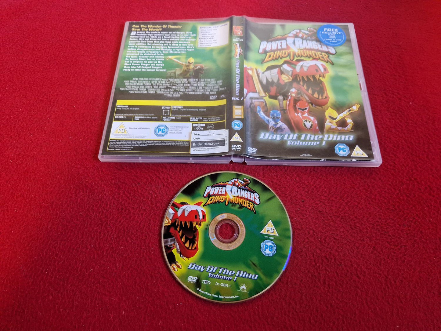 POWER RANGERS DINO THUNDER: DAY OF THE DINO VOLUME 1 DVD