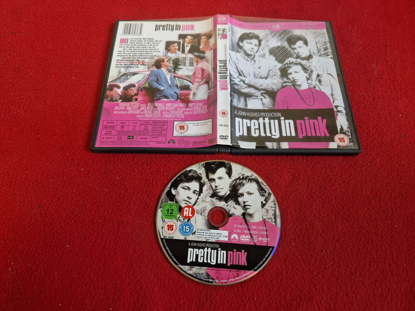 PRETTY IN PINK DVD