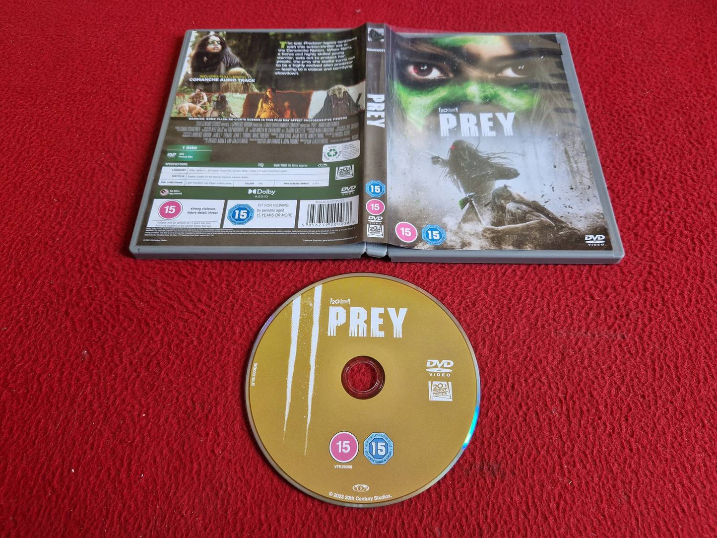 PREY DVD