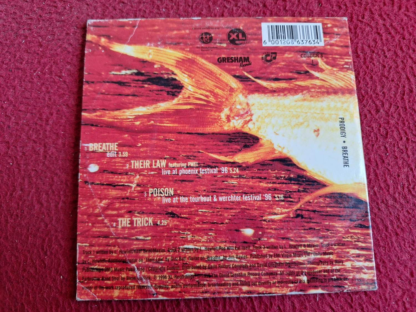 PRODIGY BREATHE CD