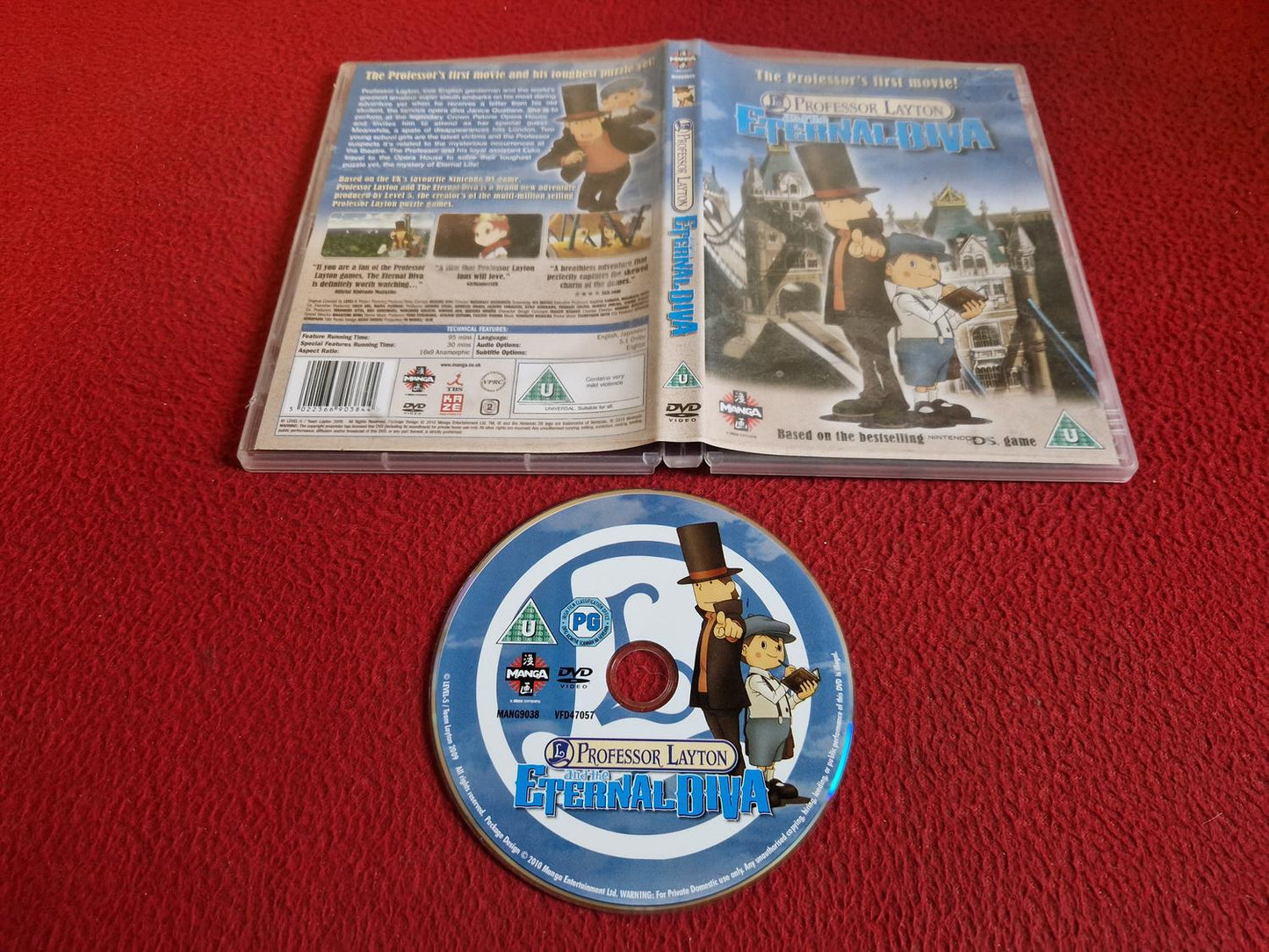 PROFESSOR LAYTON AND THE ETERNAL DIVA DVD