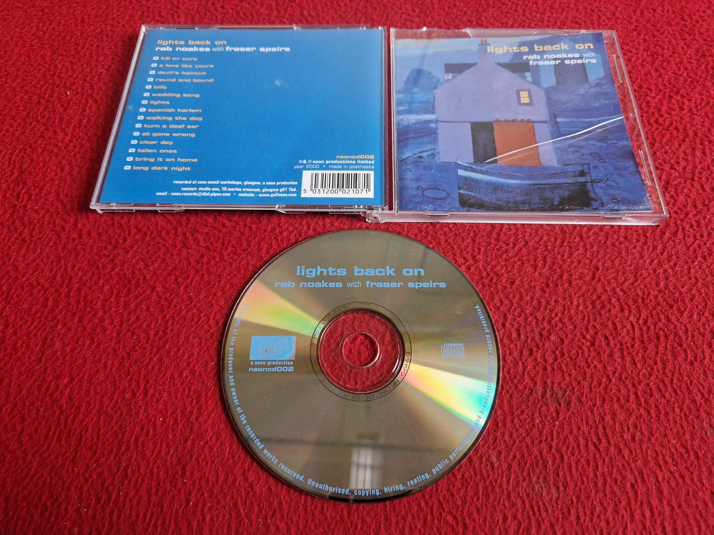 RAB NOAKES WITH FRASER SPEIRS LIGHTS BACK ON CD