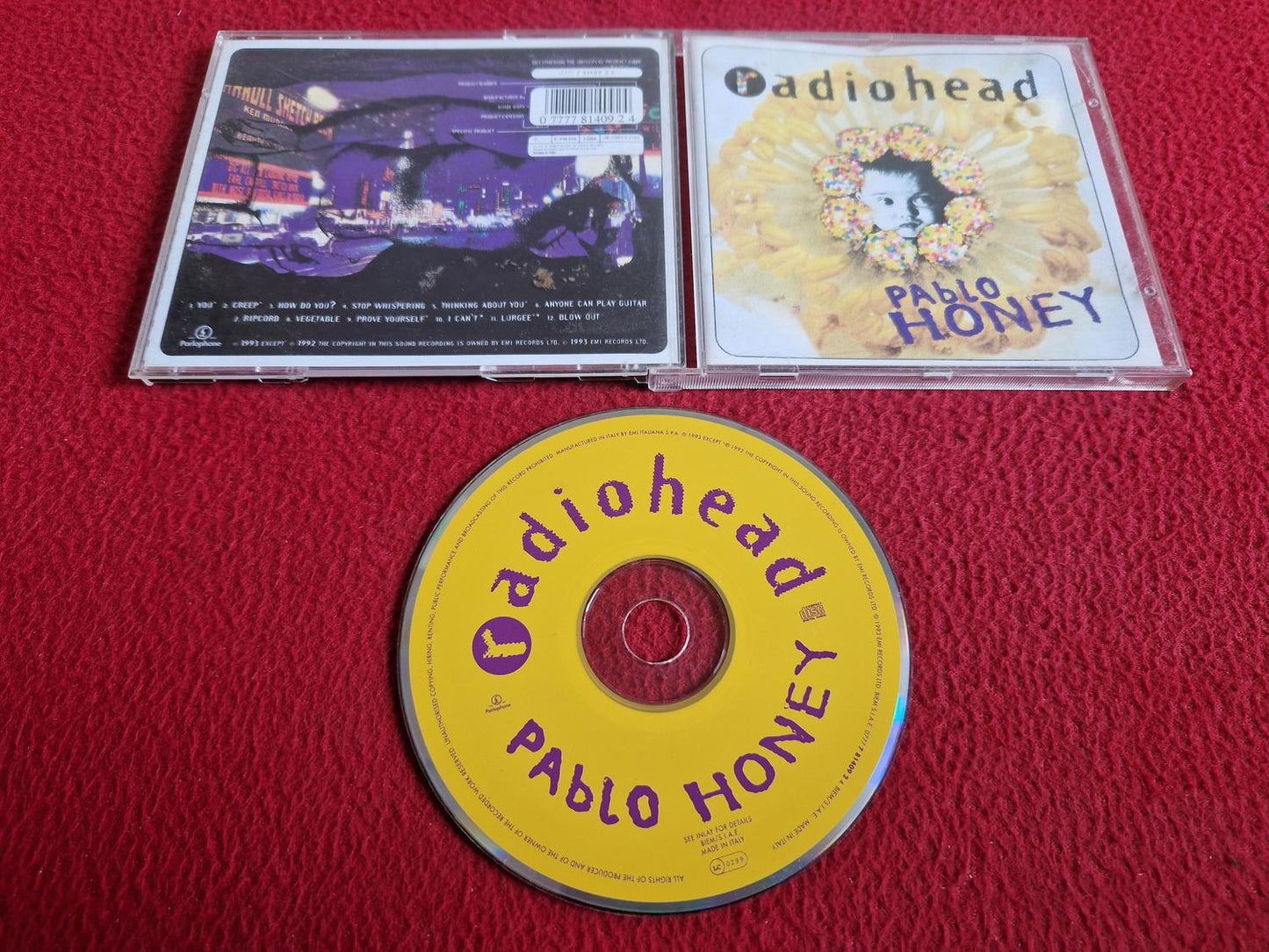 RADIOHEAD PABLO HONEY CD