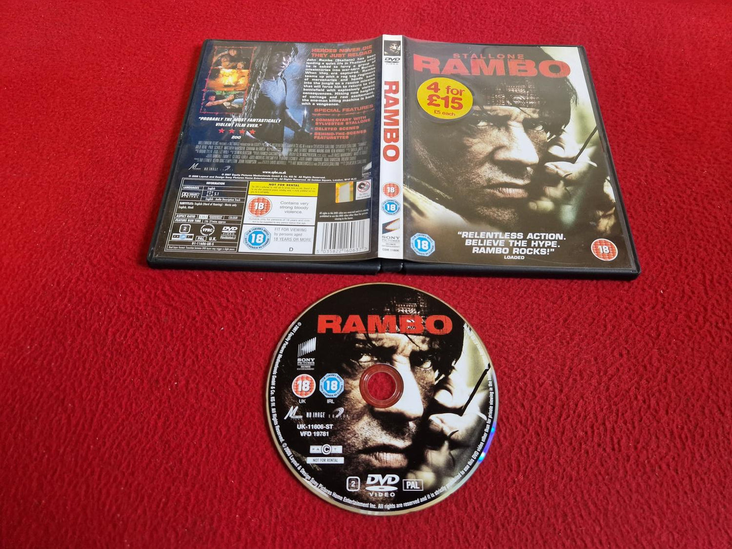 RAMBO DVD