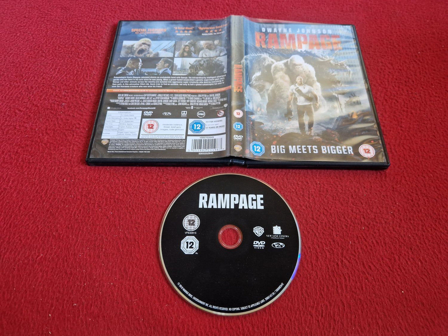 RAMPAGE DVD