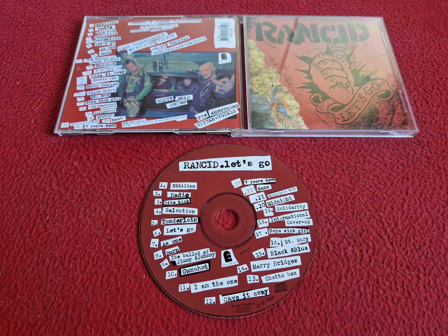RANCID LET'S GO CD