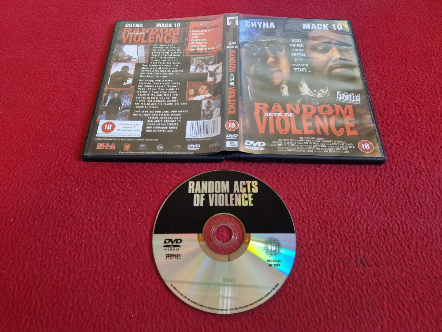 RANDOM ACTS OF VIOLENCE DVD