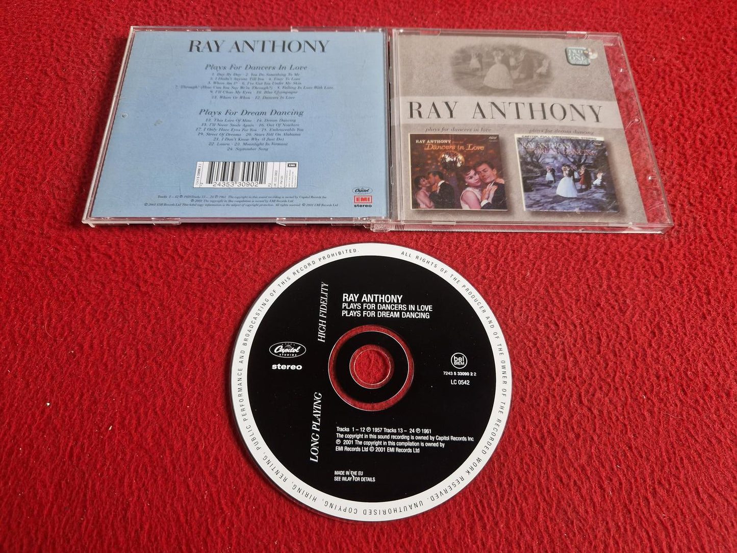 RAY ANTHONY PLAYS FOR DANCERS IN LOVE / PLAYS FOR DREAM DANCING CD