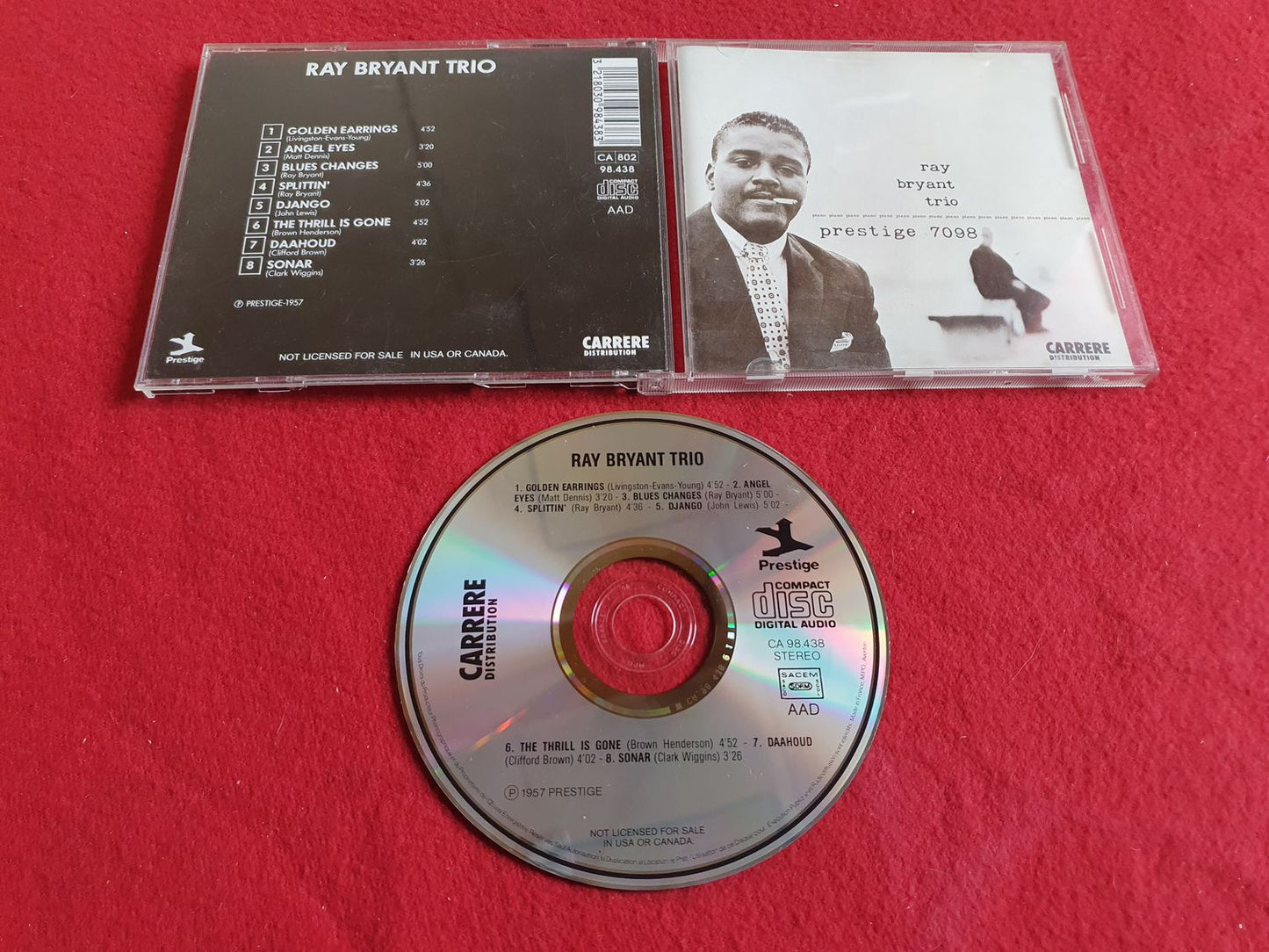 RAY BRYANT TRIO till CD
