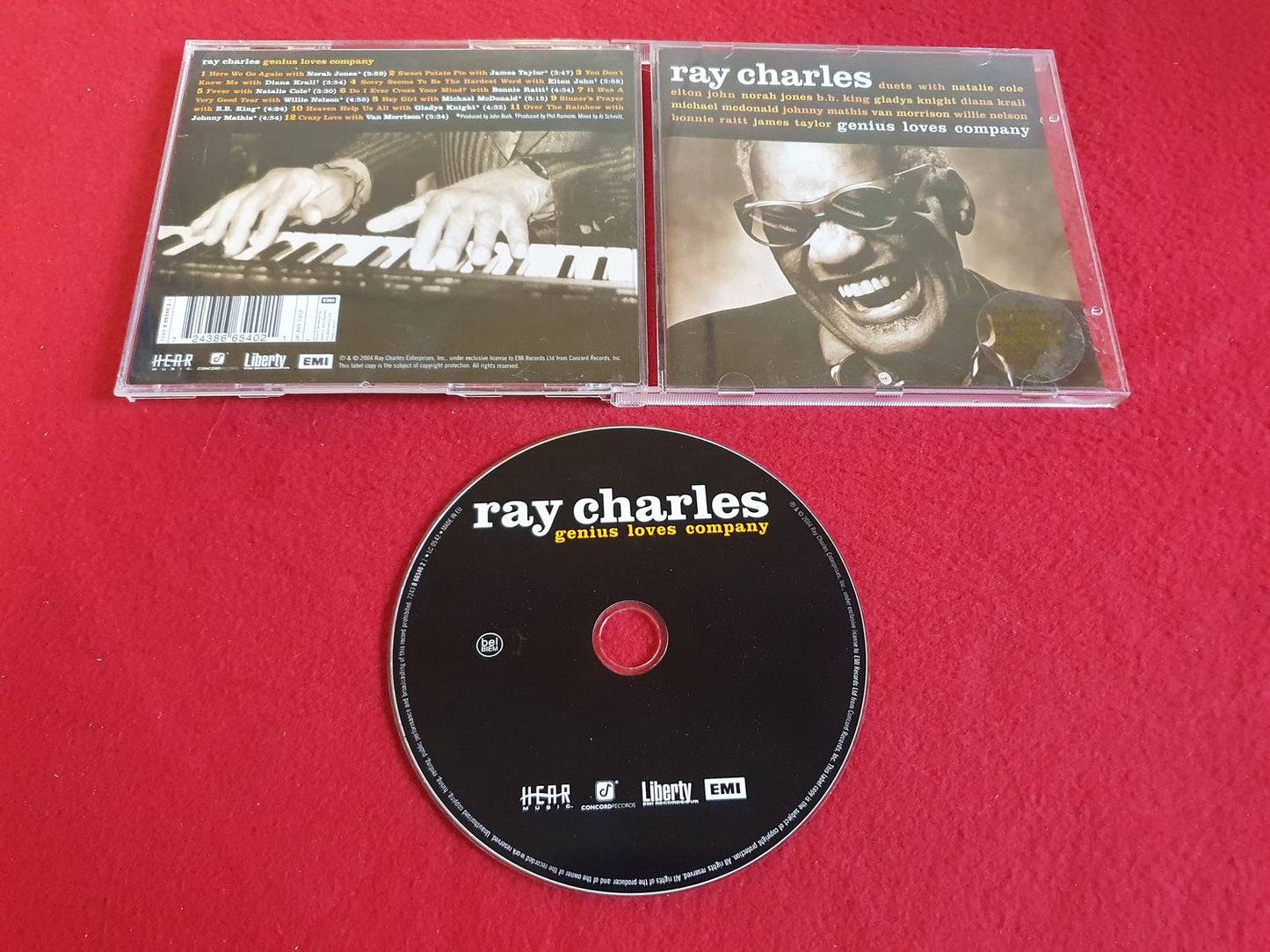 RAY CHARLES GENIUS LOVES COMPANY till CD