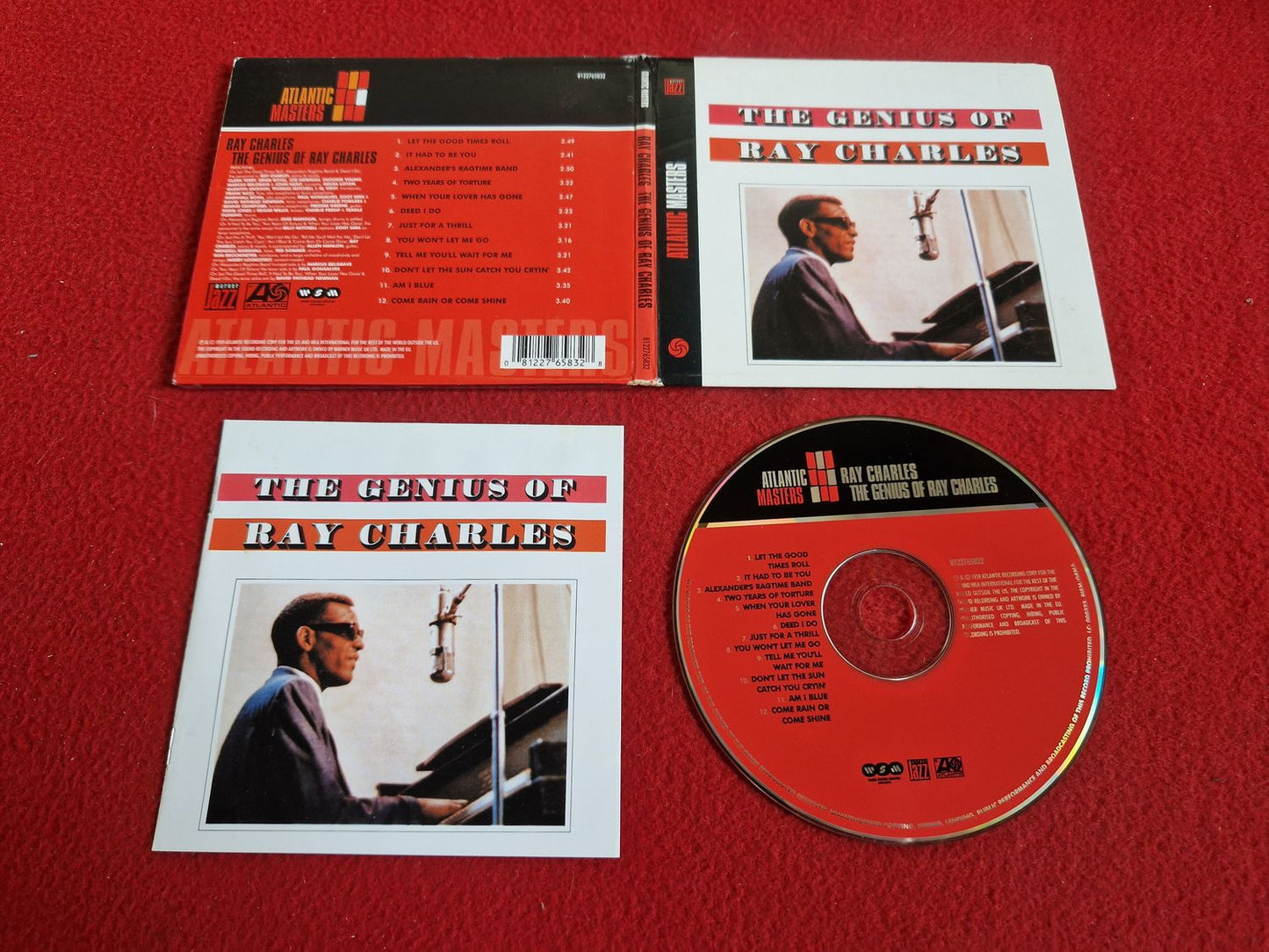 RAY CHARLES THE GENIUS OF RAY CHARLES CD