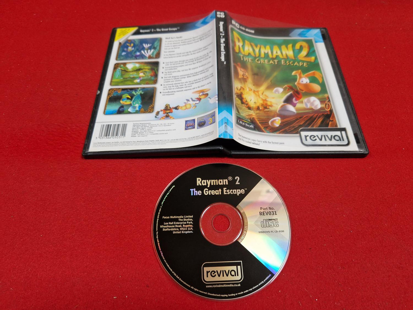 RAYMAN 2 THE GREAT ESCAPE till PC