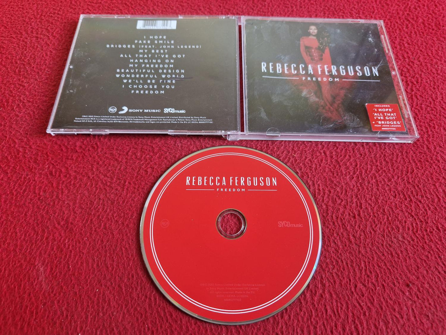 REBECCA FERGUSON FREEDOM CD
