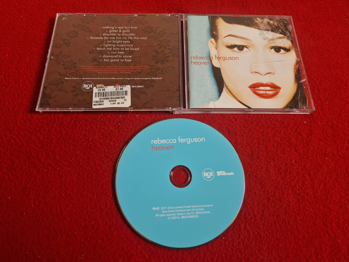 REBECCA FERGUSON HEAVEN till CD