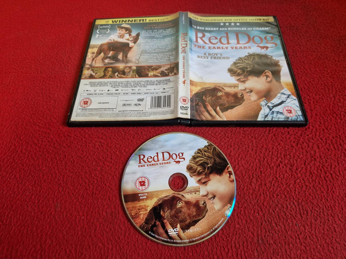 RED DOG THE EARLY YEARS DVD