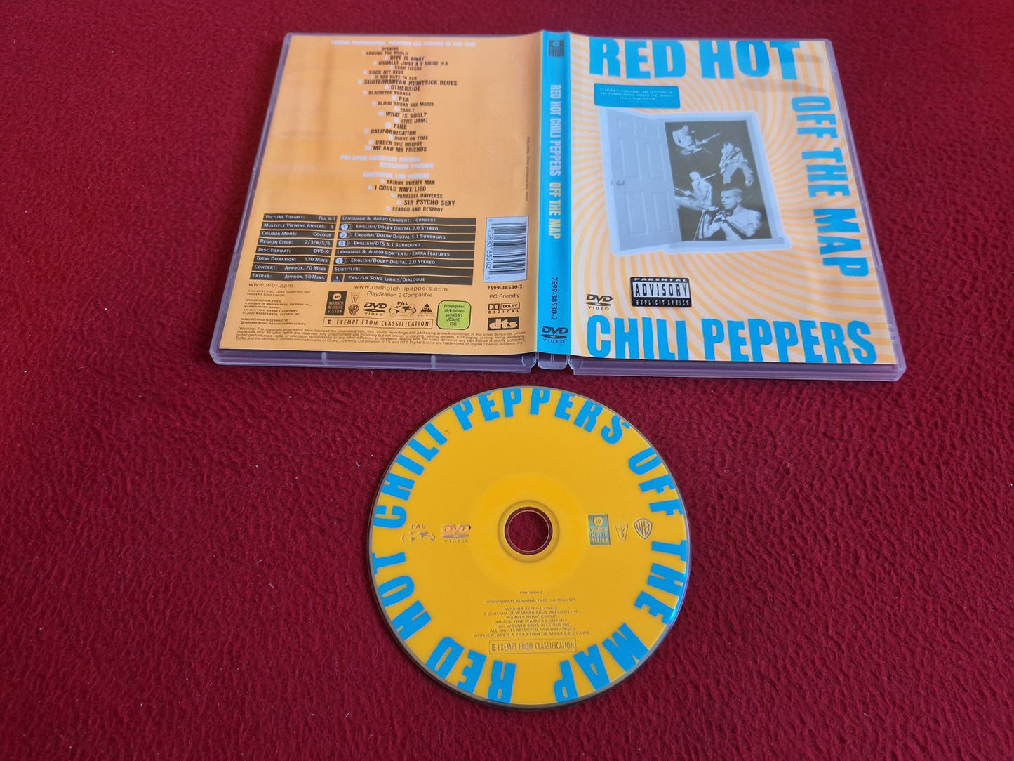 RED HOT CHILI PEPPERS OFF THE MAP DVD