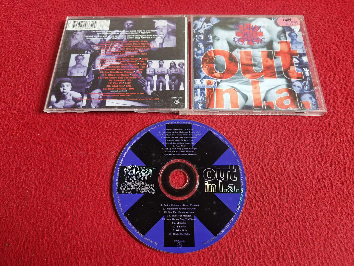 RED HOT CHILI PEPPERS OUT IN L.A. CD