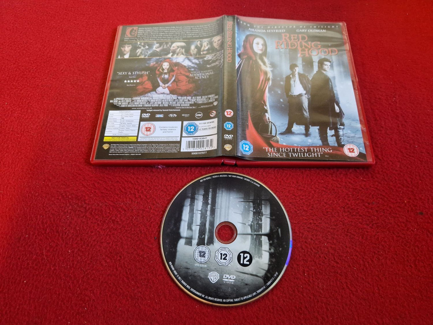 RED RIDING HOOD DVD