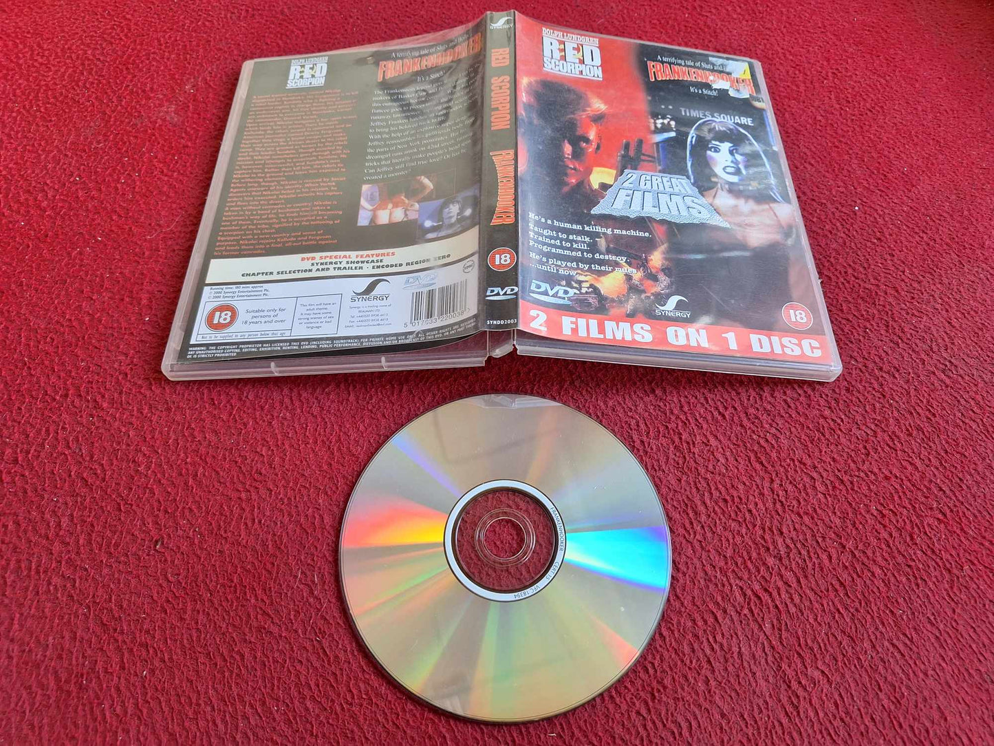 RED SCORPION / FRANKENHOOKER DVD