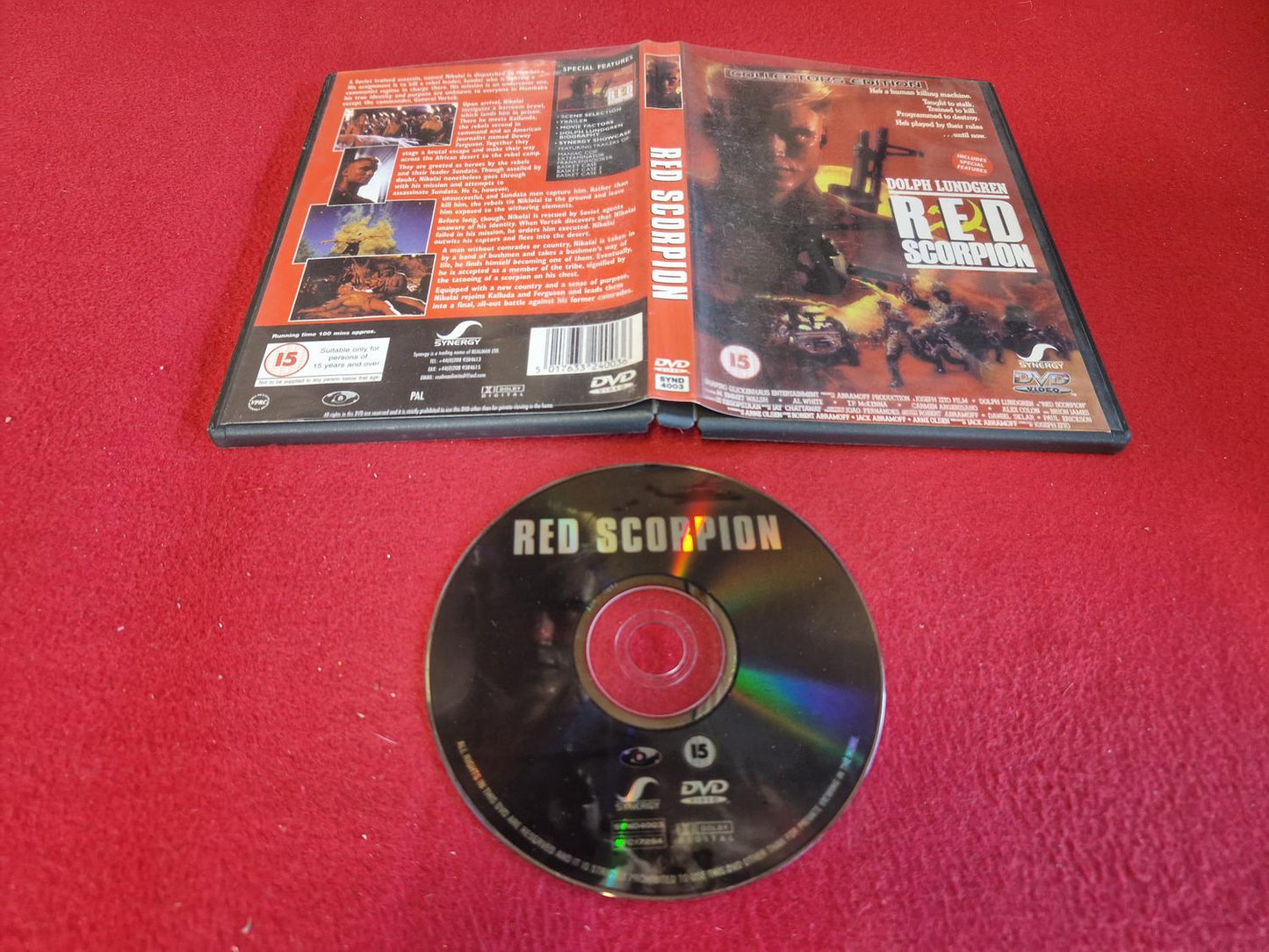 RED SCORPION till DVD