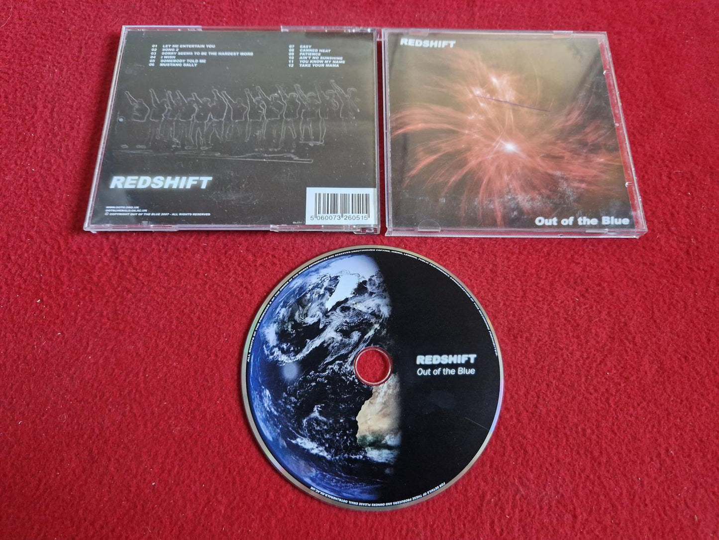 REDSHIFT OUT OF THE BLUE till CD