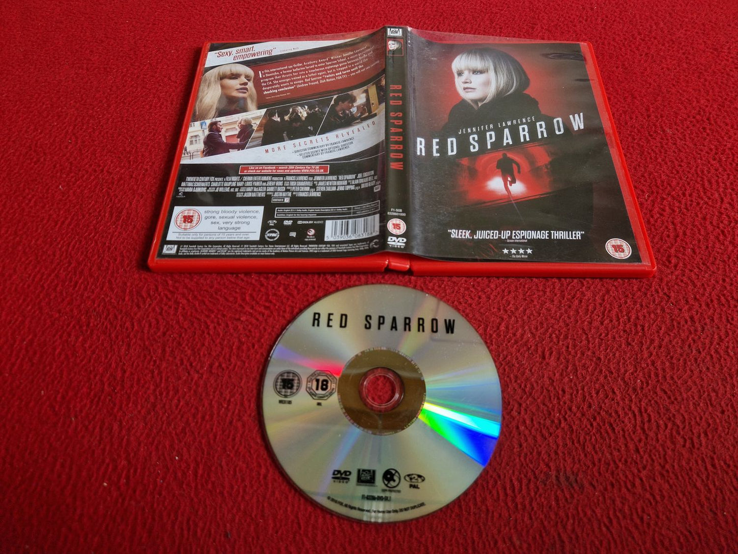 RED SPARROW DVD