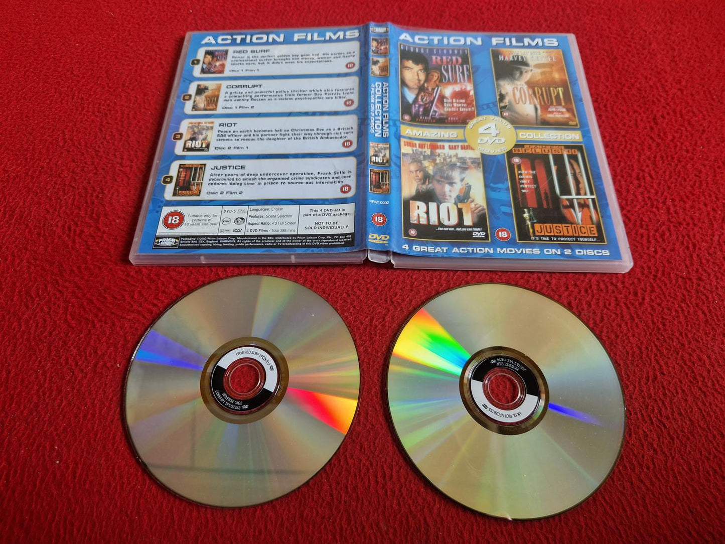 RED SURF / CORRUPT / RIOT / JUSTICE DVD