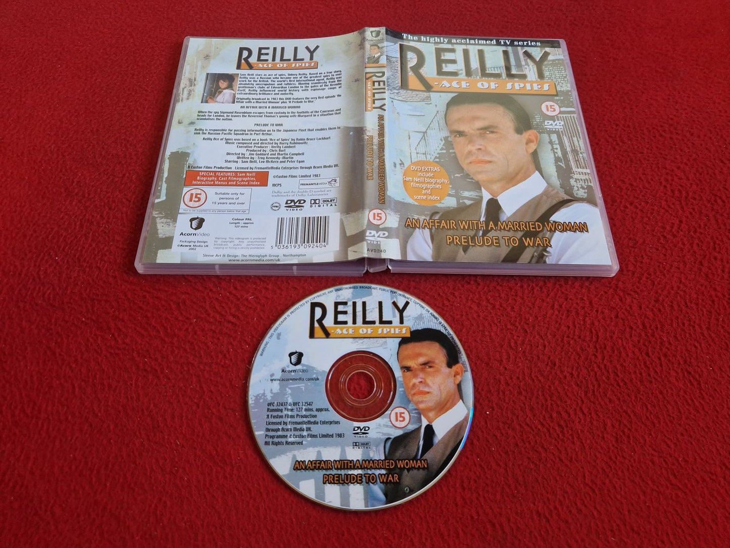 REILLY ACE OF SPIES - AN AFFAIR WITH A MARRIED WOMAN / PRELUDE TO WAR DVD