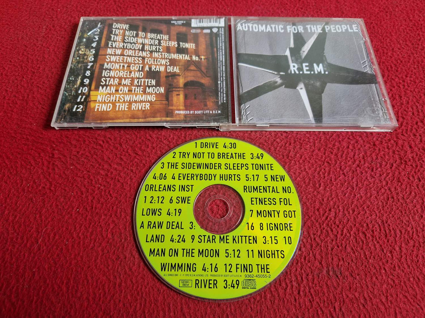 R.E.M. AUTOMATIC FOR THE PEOPLE CD