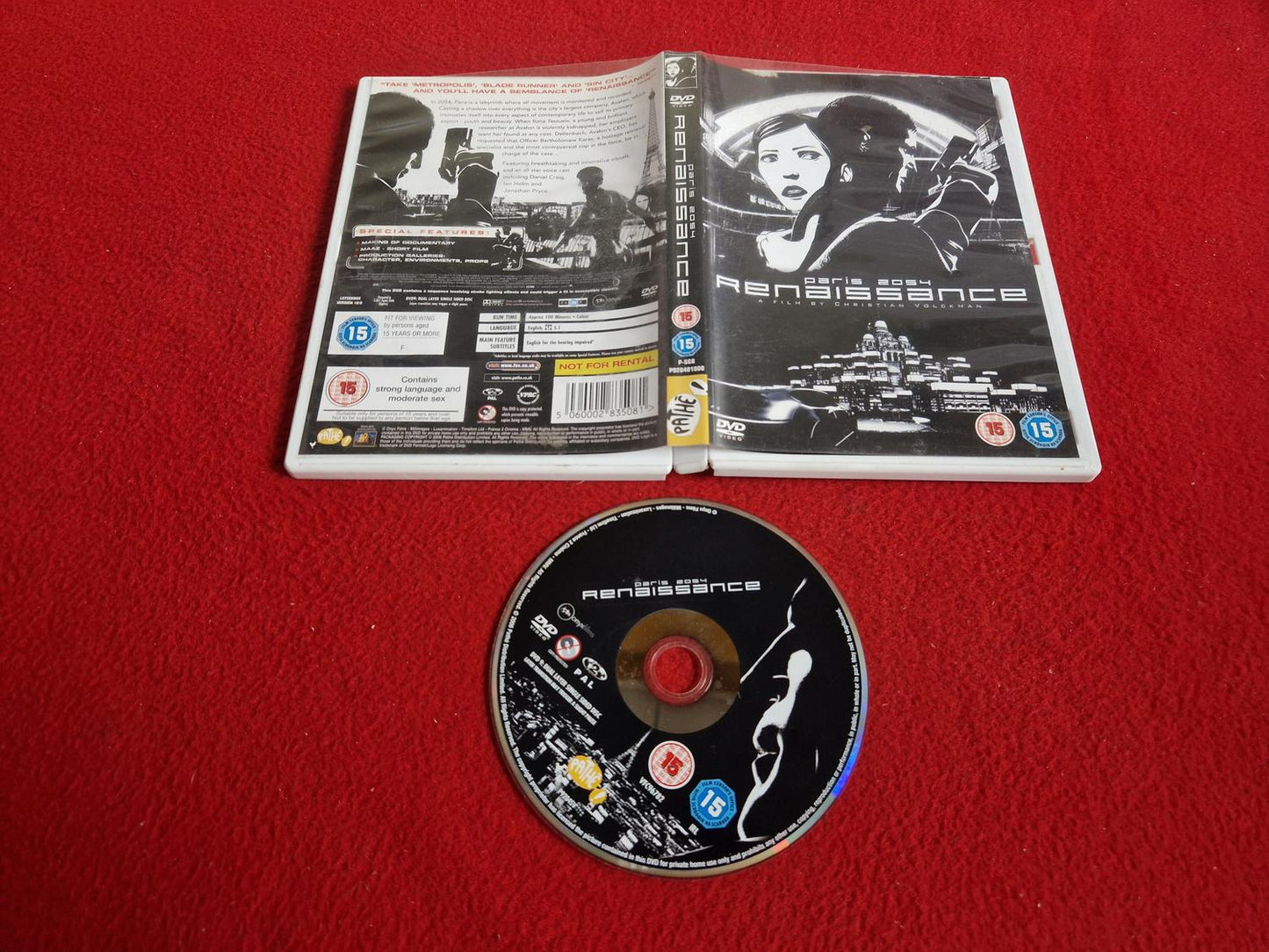 RENAISSANCE - PARIS 2054 DVD