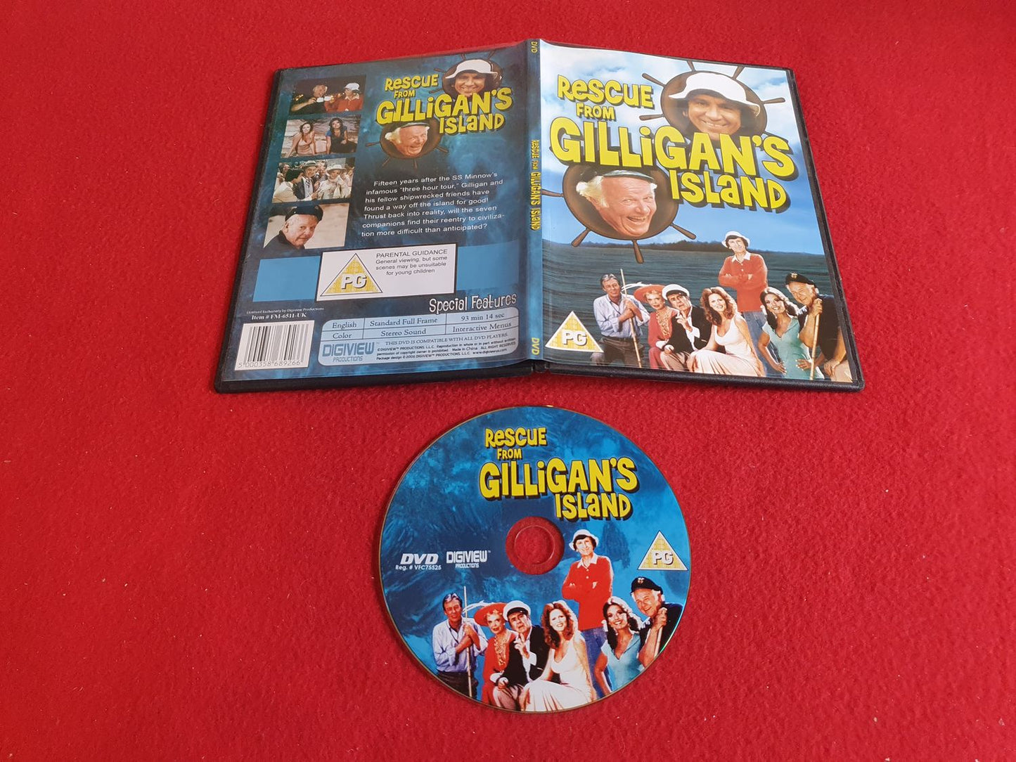 RESCUE FROM GILLIGANS ISLAND till DVD