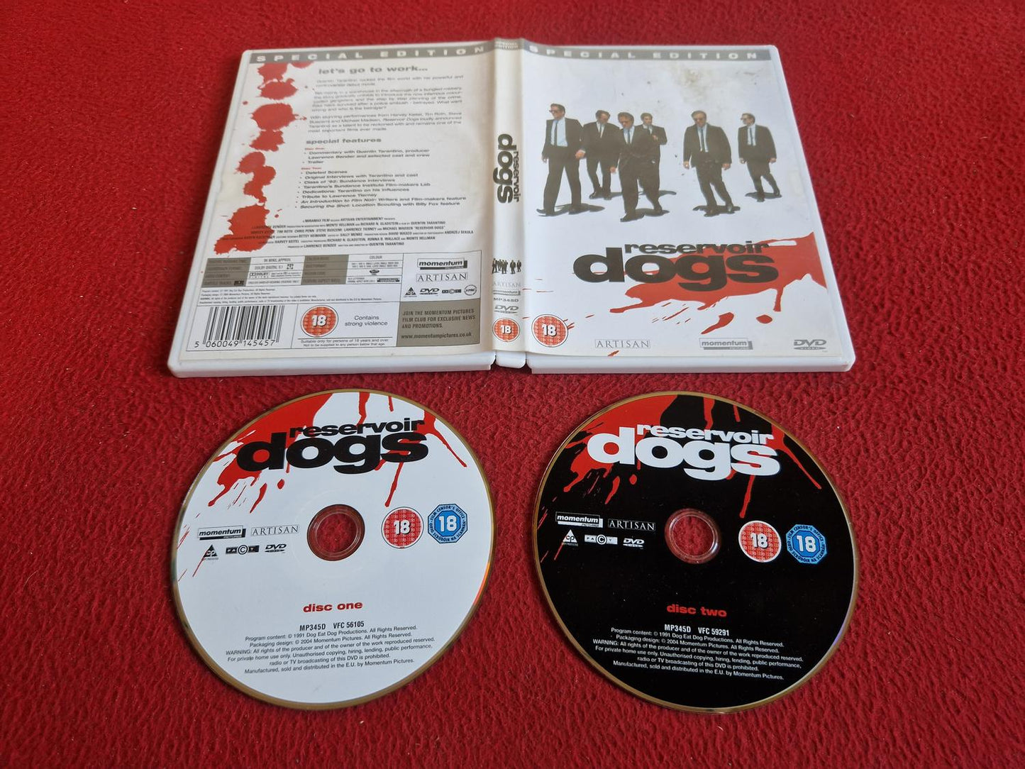 RESERVOIR DOGS DVD