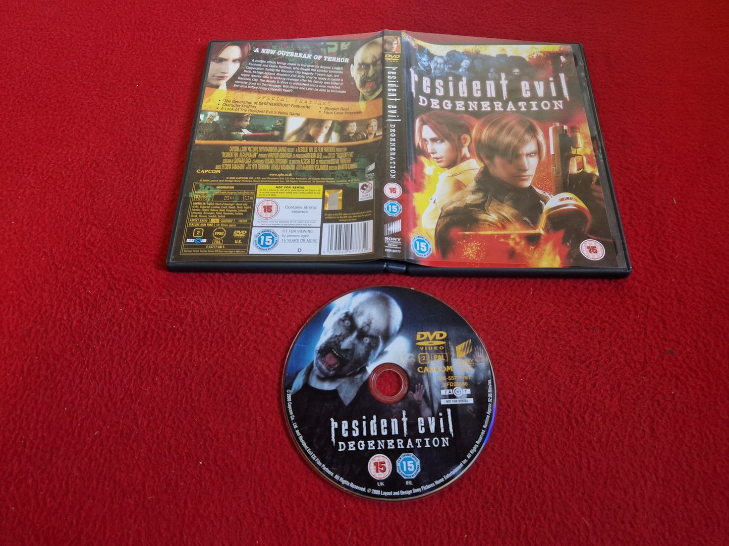 RESIDENT EVIL DEGENERATION DVD
