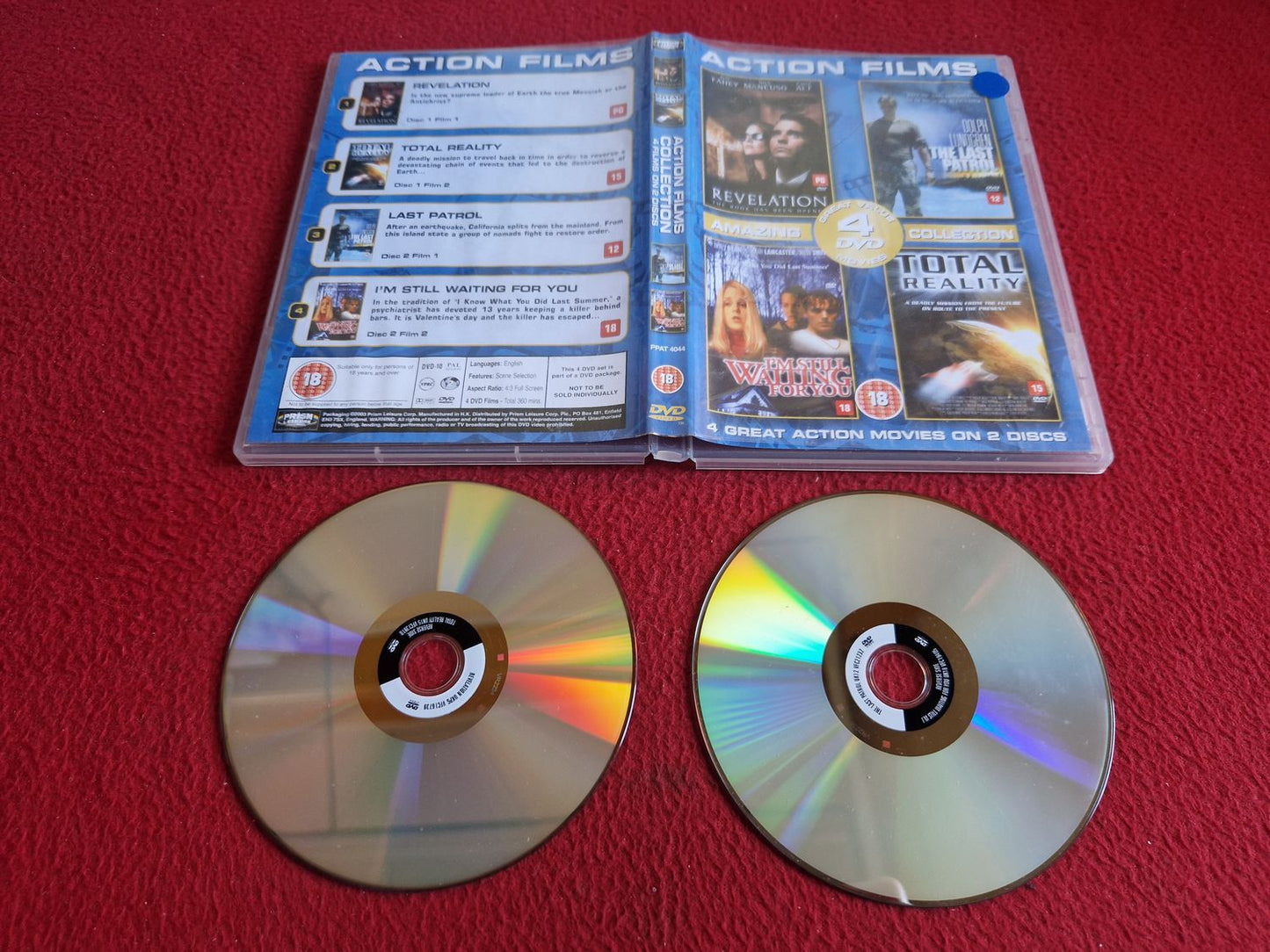 REVELATION / TOTAL REALITY / LAST PATROL / I'M STILL WAITING FOR YOU DVD