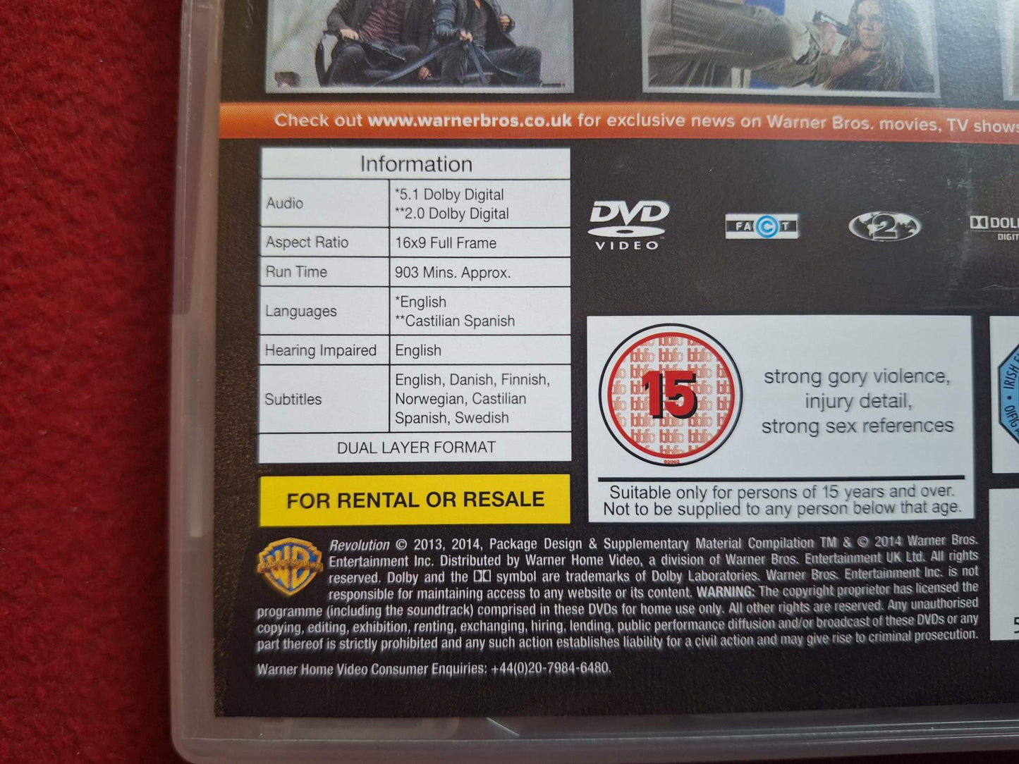 REVOLUTION SEASON 2 BOX DVD