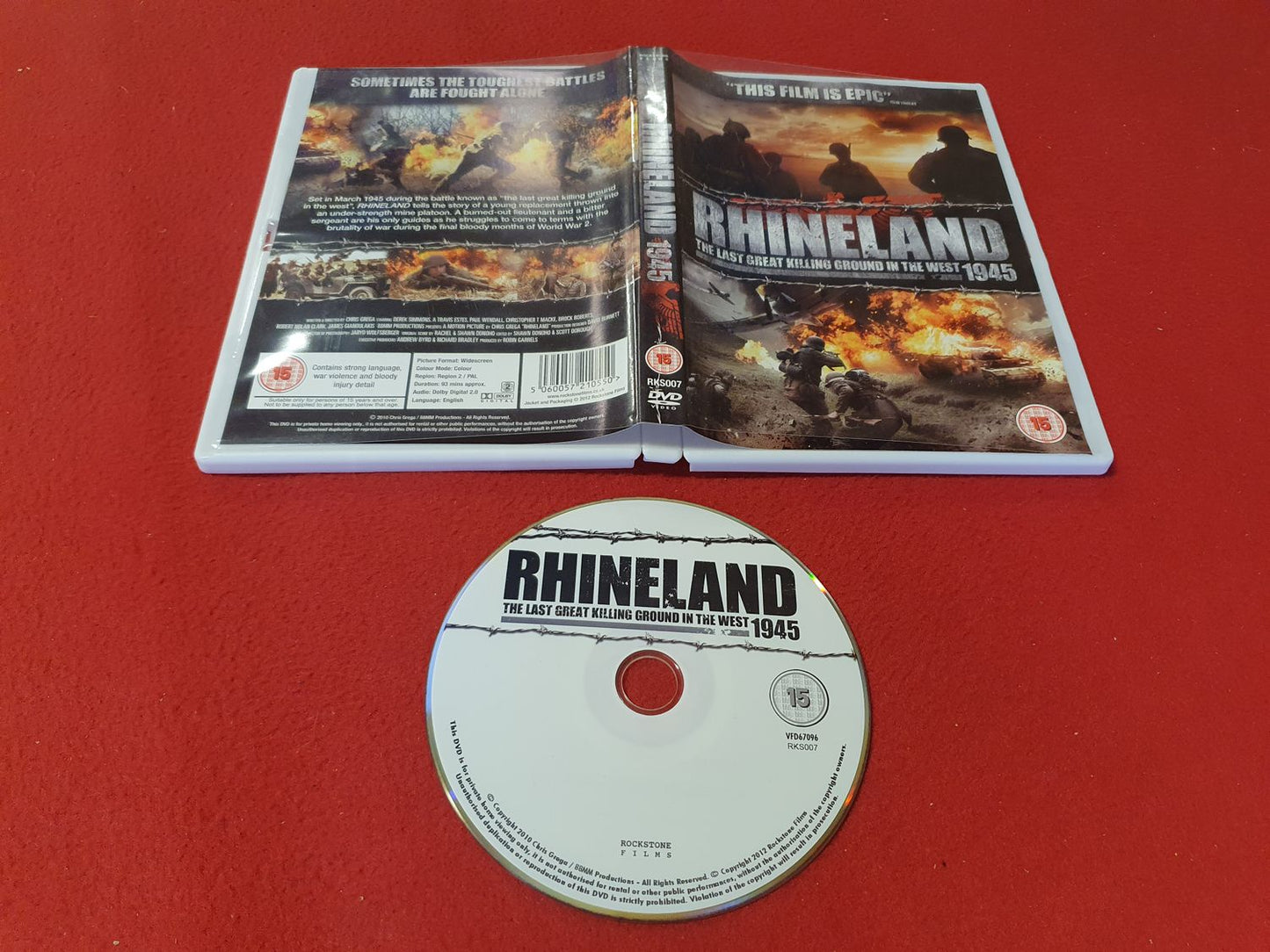 RHINELAND 1945 till DVD