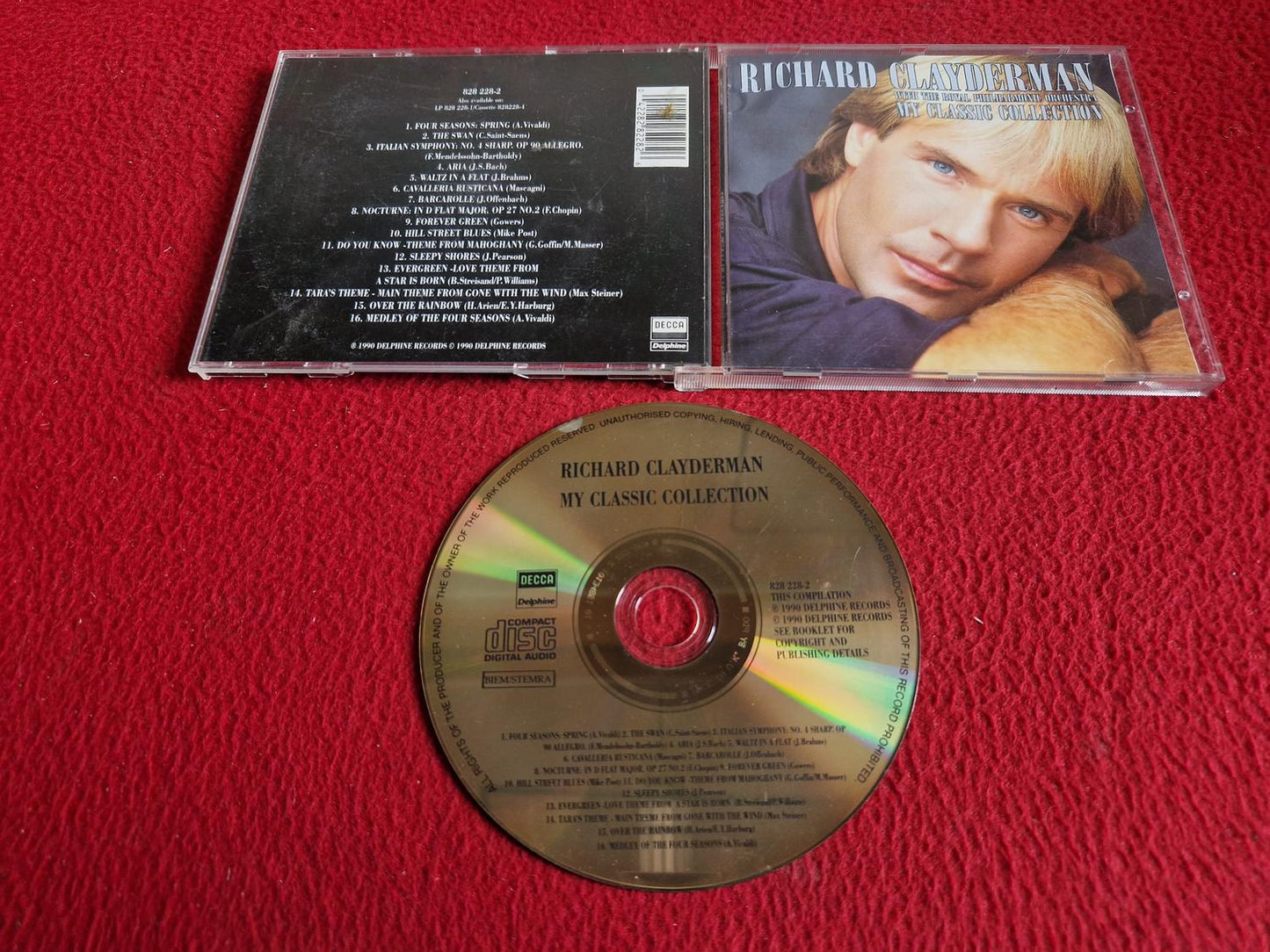 RICHARD CLAYDERMAN MY CLASSIC COLLECTION CD