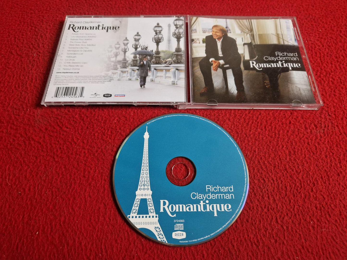 RICHARD CLAYDERMAN ROMANTIQUE CD