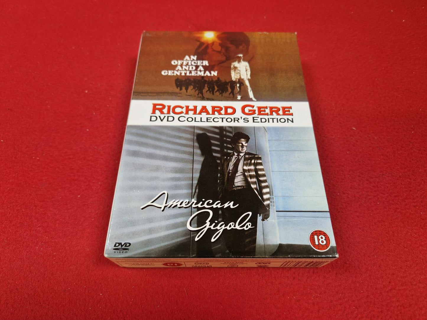 RICHARD GERE AN OFFICER AND A GENTLEMAN / AMERICAN GIGOLO BOX till DVD