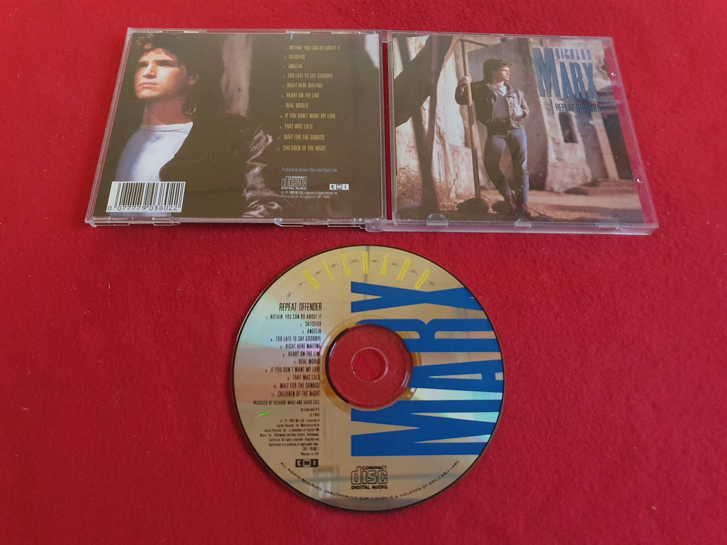RICHARD MARX REPEAT OFFENDER till CD