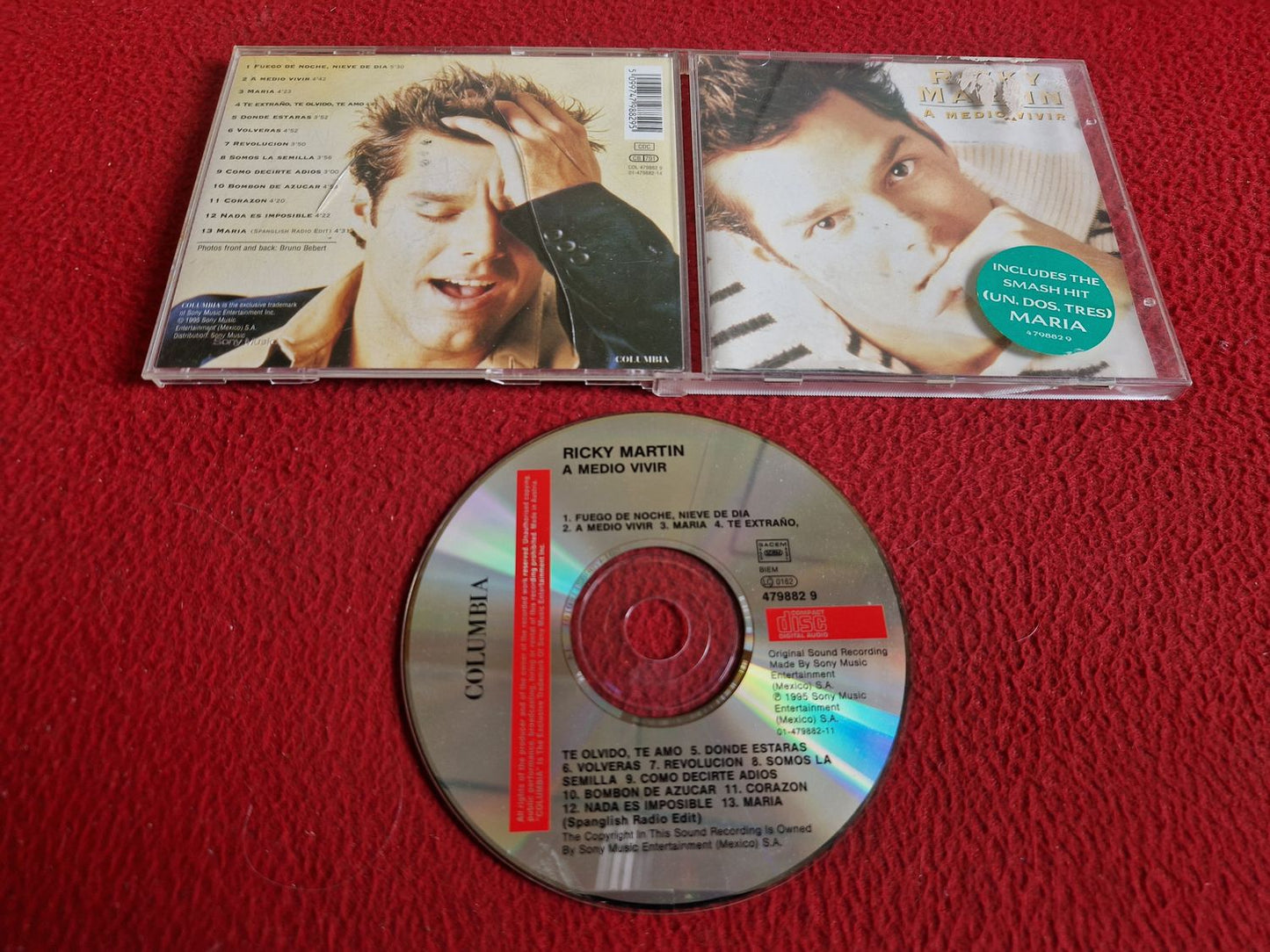 RICKY MARTIN A MEDIO VIVIR CD