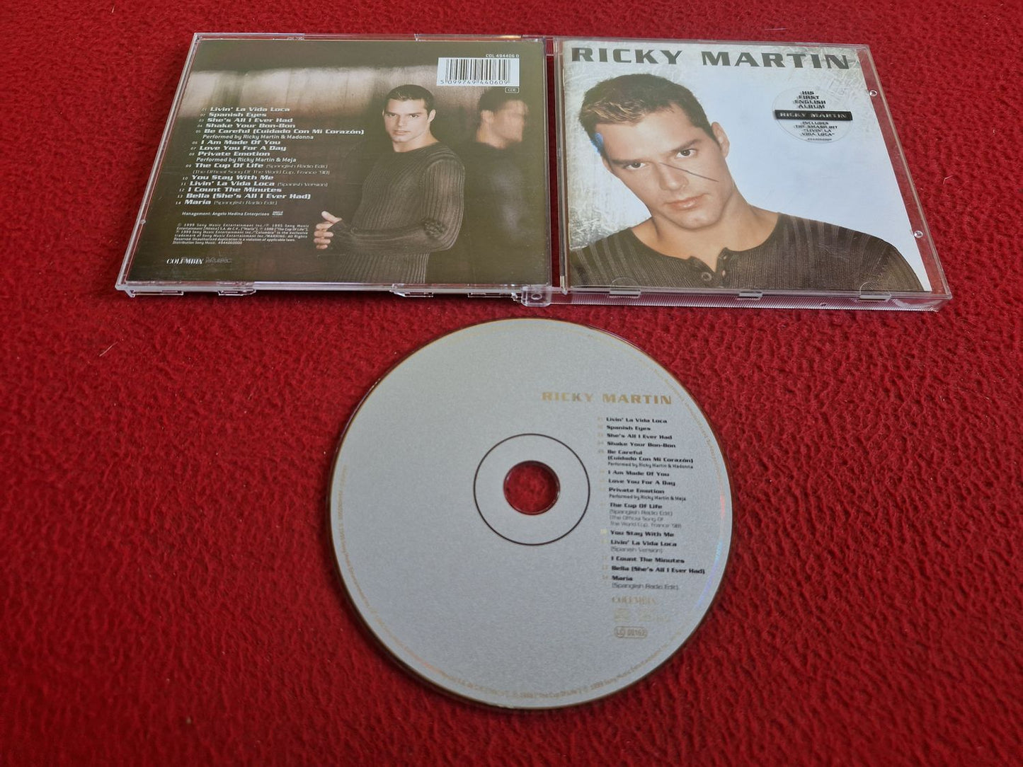 RICKY MARTIN - RICKY MARTIN CD